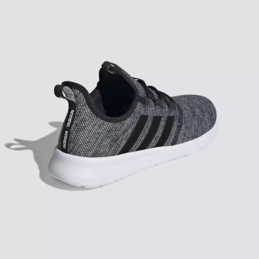 adidas Women's Cloudfoam Pure 2.0 Running Shoes, Black/Black/White, 6